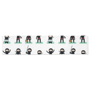 Cute ninja katana sword pattern Table Runner