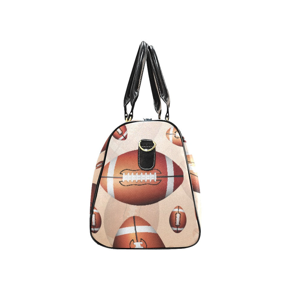 American football ball design pattern Travel Bag