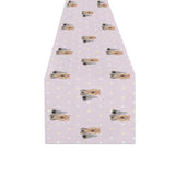 Yorkshire Terrier Pattern Print Design 02 Table Runner