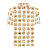 Hamburger Pattern Print Design 04 Men's All Over Print Polo Shirt