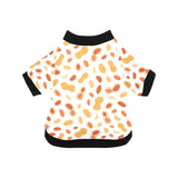 peanuts pattern All Over Print Pet Dog Round Neck Fuzzy Shirt