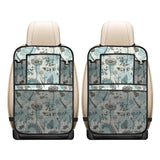 Dragonfly Butterfly Plants insect flower vintage s Car Seat Back Organizer