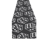 Dice Pattern Print Design 01 Table Runner