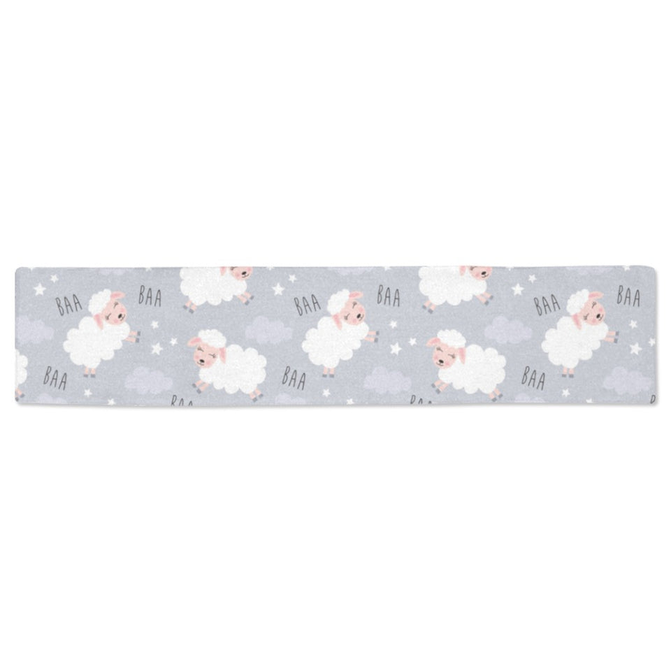 Sweet dreams sheep pattern Table Runner
