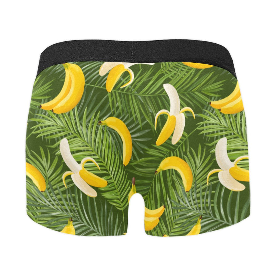 Banana Palm Leaves pattern Men's All Over Print Boxer Briefs Men's Underwear