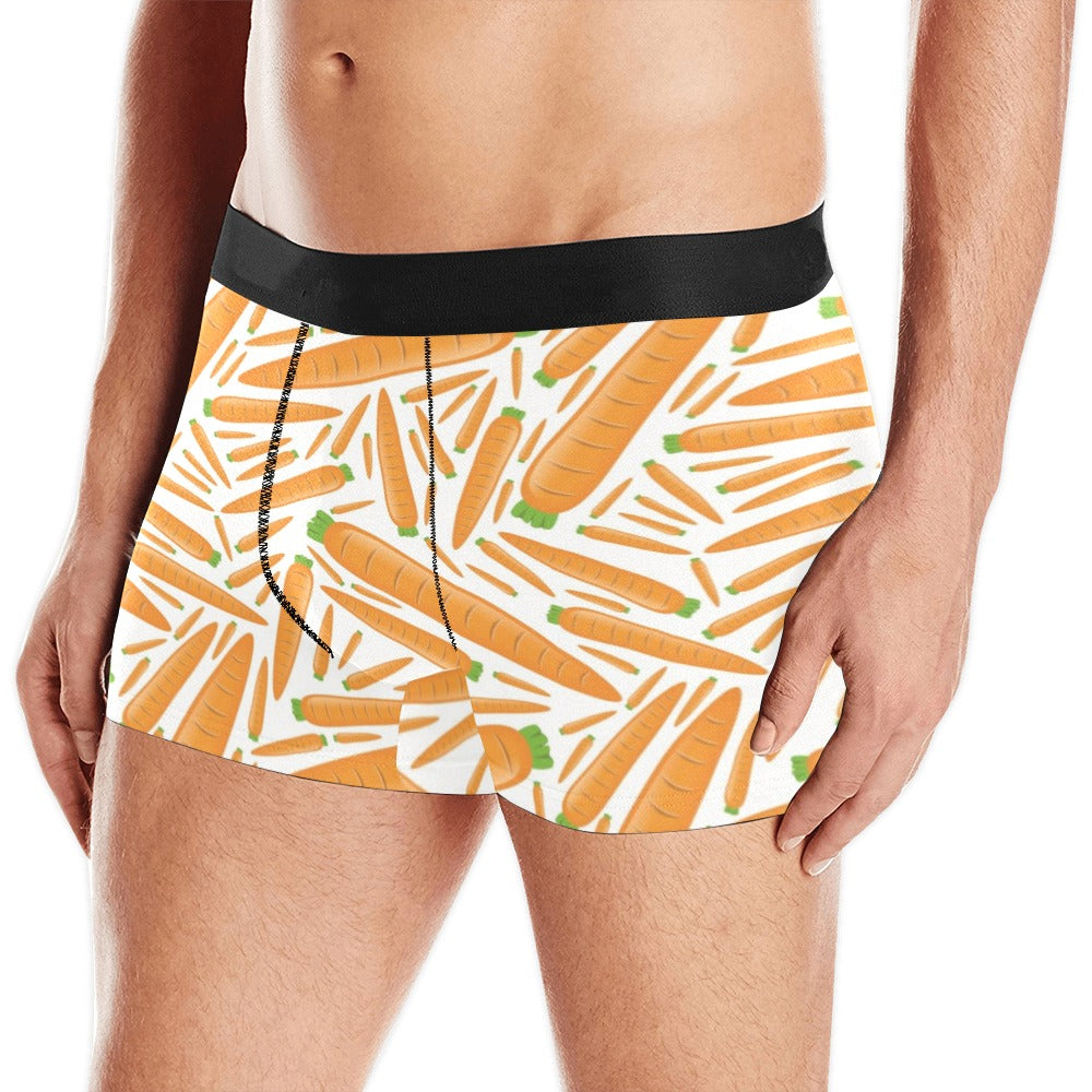 Carrot Pattern Print Design 02 Men's All Over Print Boxer Briefs Men's Underwear