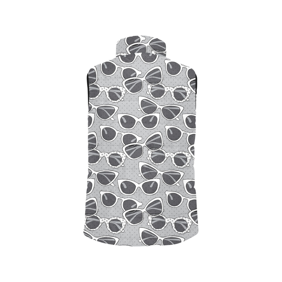 Sun Glasses Pattern Print Design 04 Men's Padded Vest