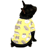 Cute Hamster pattern All Over Print Pet Dog Round Neck Fuzzy Shirt