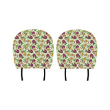 Paassion fruit pattern Car Headrest Cover