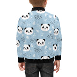 Cute panda pattern Kids' Boys' Girls' Bomber Jacket