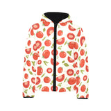 Tomato pattern Kids' Boys' Girls' Padded Hooded Jacket