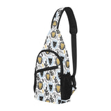 Lion Pattern Print Design 05 All Over Print Chest Bag