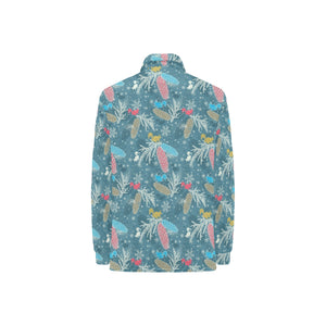 Squirrel Pattern Print Design 01 Women's Long Sleeve Polo Shirt