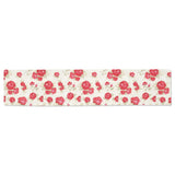 Rose Pattern Print Design 01 Table Runner