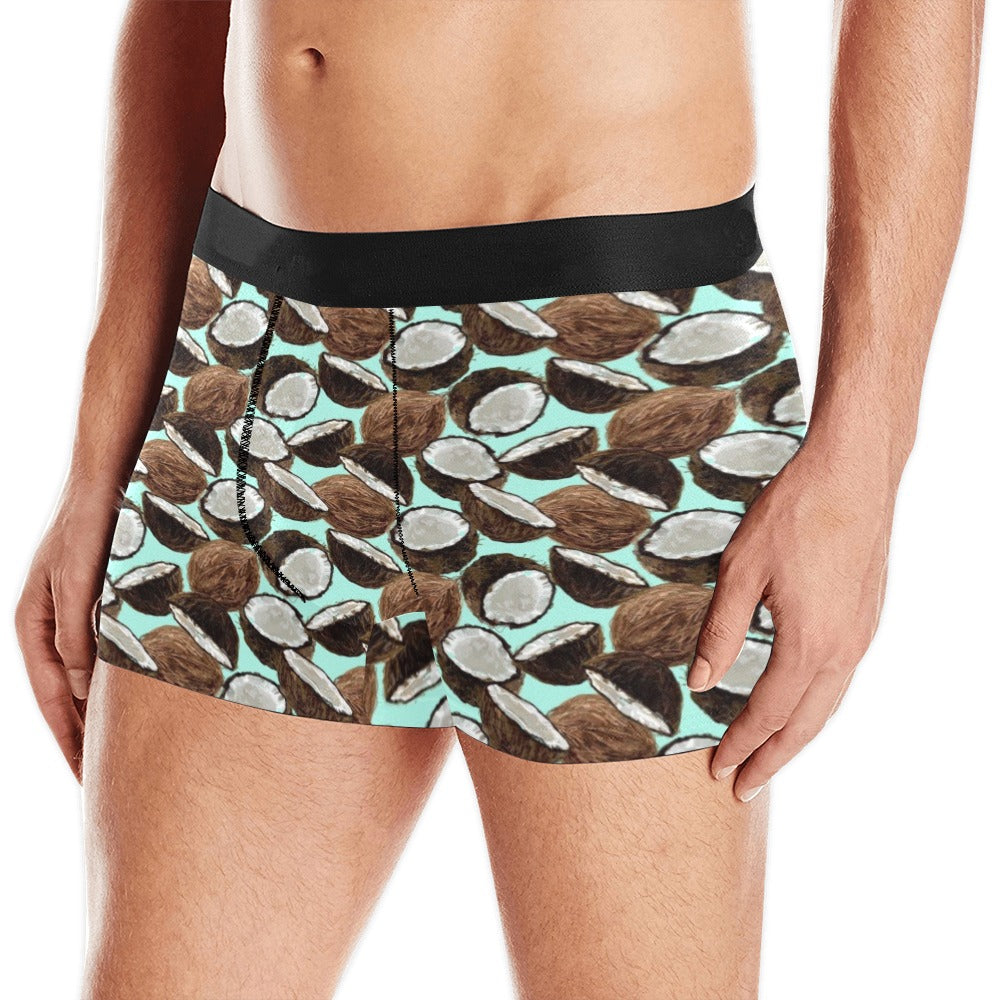 Coconut Pattern Print Design 03 Men's All Over Print Boxer Briefs Men's Underwear
