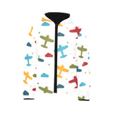 Airplane star cloud colorful Kids' Boys' Girls' Padded Hooded Jacket