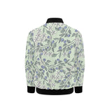 hand drawn blueberry pattern Kids' Boys' Girls' Bomber Jacket
