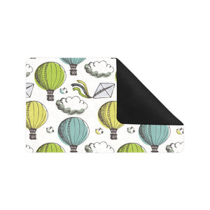 Hot Air Balloon Bird Cloud Pattern Doormat