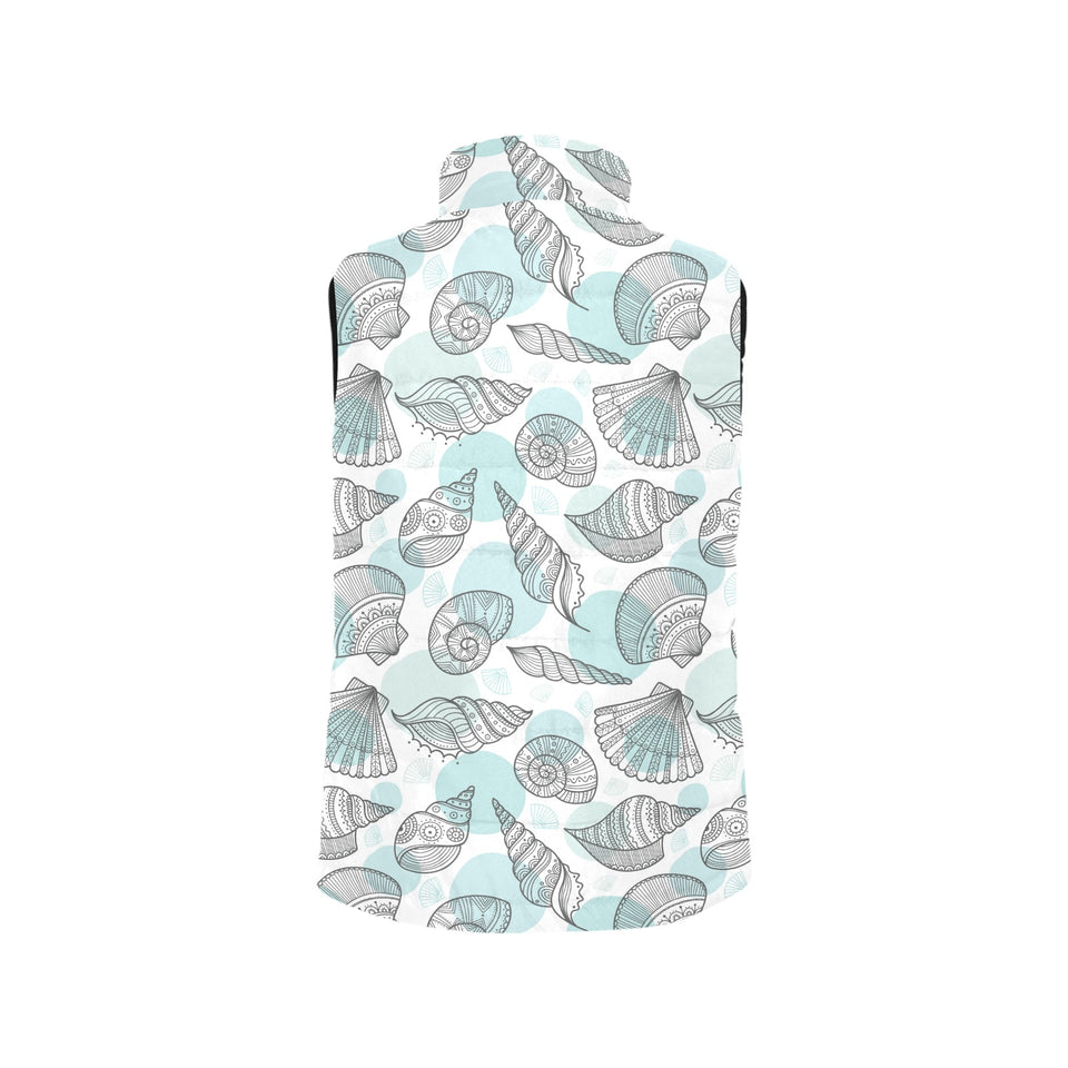 Shell polynesian tribal Women's Padded Vest