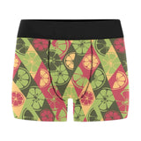 Cool Geometric lime pattern Men's All Over Print Boxer Briefs Men's Underwear
