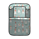 Cute snowman pattern Car Seat Back Organizer