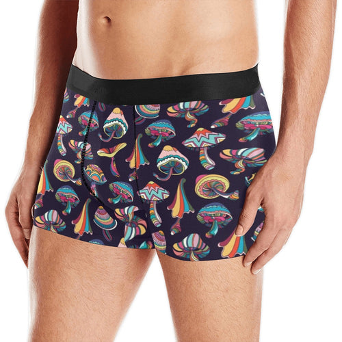 Colorful mushroom pattern Men's All Over Print Boxer Briefs Men's Underwear