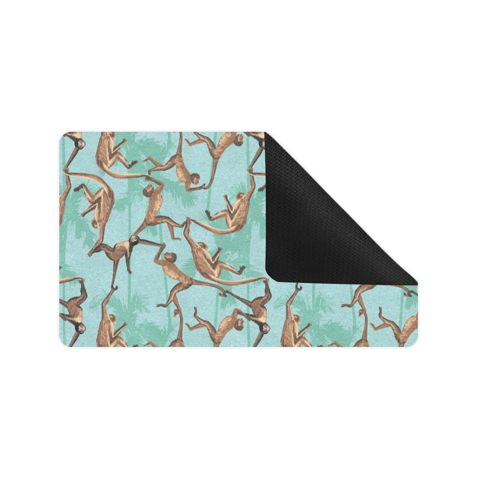 Monkey Palm tree background Doormat