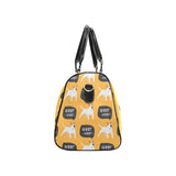 Bull Terrier Pattern Print Design 03 Travel Bag