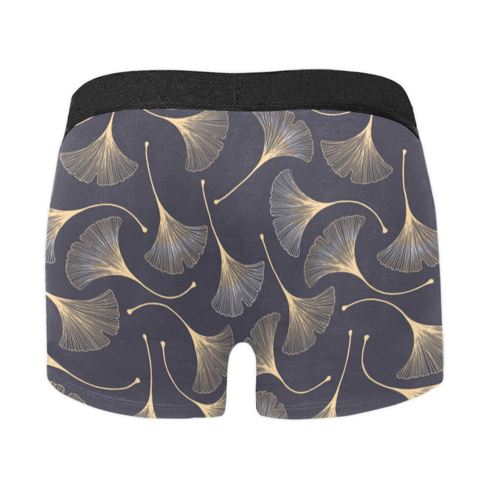 Gold ginkgo leaves Men's All Over Print Boxer Briefs Men's Underwear