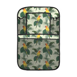 Beautiful parrot palm leaves pattern Car Seat Back Organizer