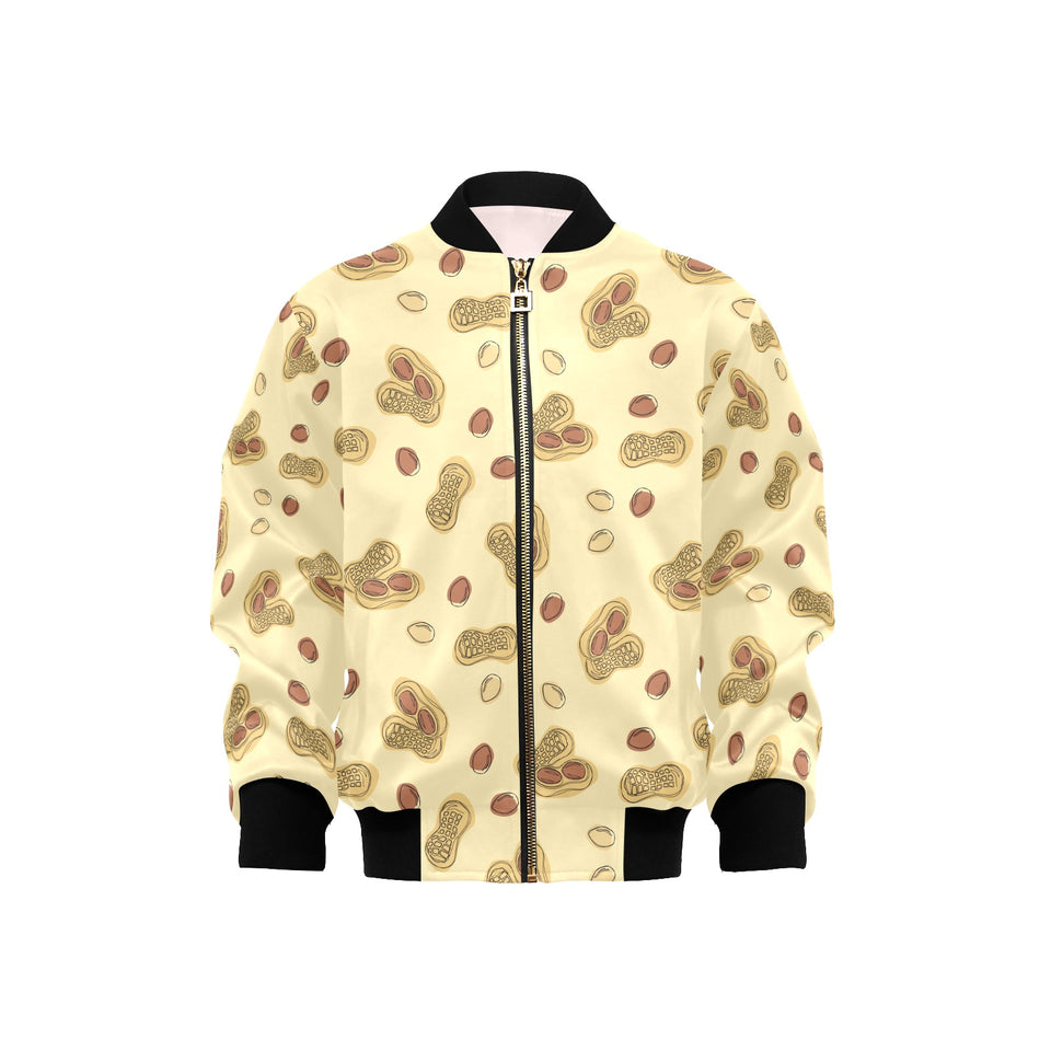 peanuts design pattern Kids' Boys' Girls' Bomber Jacket