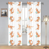 Cute Kangaroo pattern Gauze Curtain