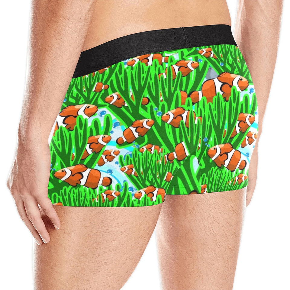 Clown Fish Pattern Print Design 01 Men's All Over Print Boxer Briefs Men's Underwear