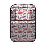 British Pattern Print Design 03 Car Seat Back Organizer