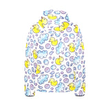Duck Pattern Print Design 01 Kids' Boys' Girls' Padded Hooded Jacket