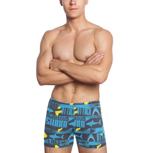 Shark dangerous Men's Swimming Trunks