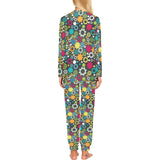 Gear Pattern Print Design 03 Women's All Over Print Pajama Set