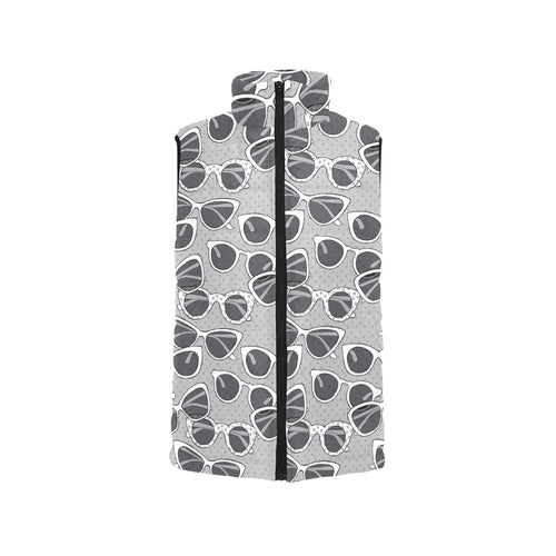 Sun Glasses Pattern Print Design 04 Men's Padded Vest