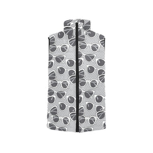 Sun Glasses Pattern Print Design 04 Men's Padded Vest