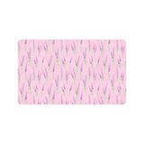 Lavender pattern pink background Doormat