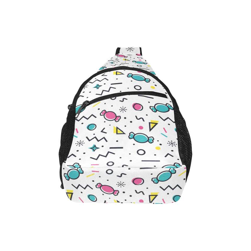 Candy design pattern All Over Print Chest Bag