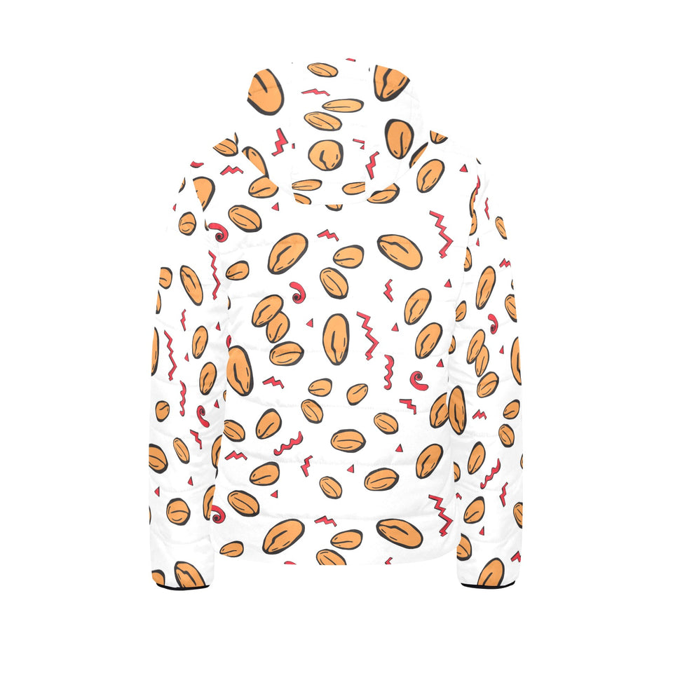 peanuts pattern background Kids' Boys' Girls' Padded Hooded Jacket