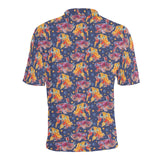 Goldfish Pattern Print Design 05 Men's All Over Print Polo Shirt