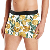yellow tulips pattern Men's All Over Print Boxer Briefs Men's Underwear