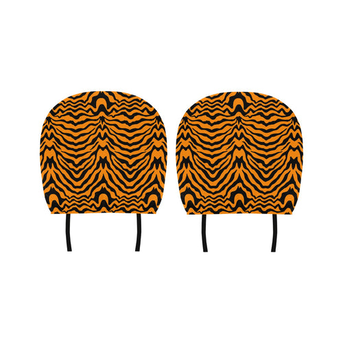 Bengal tigers skin print pattern Car Headrest Cover