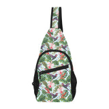 Hummingbird Pattern Print Design 05 All Over Print Chest Bag