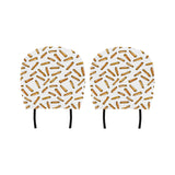 French fries potato pattern Car Headrest Cover