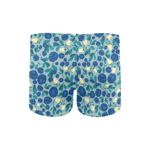 blueberry design pattern Men's Swimming Trunks