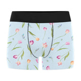 Watercolor Tulips pattern Men's All Over Print Boxer Briefs Men's Underwear