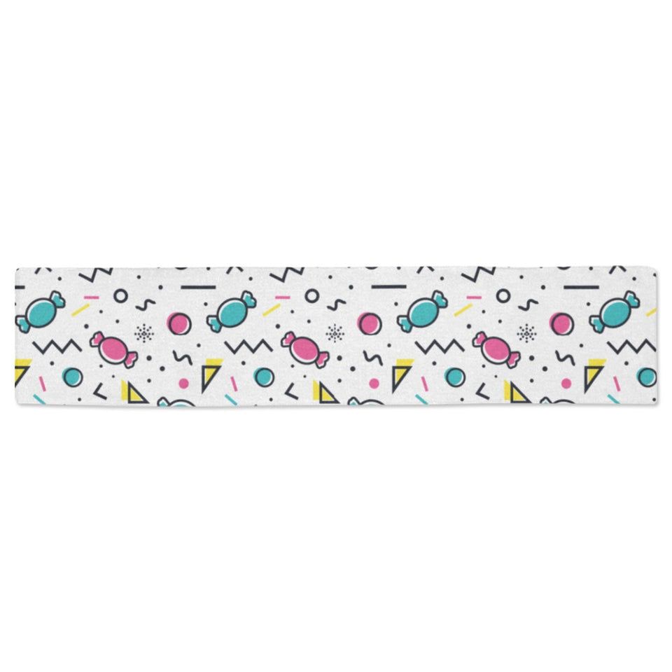 Candy design pattern Table Runner